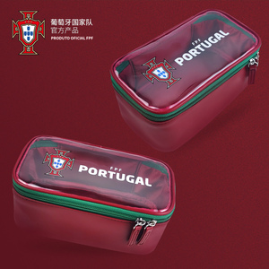 葡萄牙国家队官方商品丨世界杯超大容量化妆包PU质感经典C罗球迷