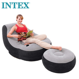 INTEX充气沙发懒人折叠躺椅便携卧室小沙发床单人家用坐椅榻榻米