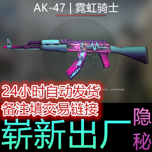 CSGO 皮肤 ak47 AK-47 霓虹骑士 崭新出厂 武器 步枪 现货