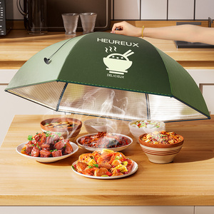 保温盖菜罩家用剩菜食物罩2023新款餐桌罩遮尘保温神器碗罩子厨房