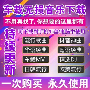 最新车载音乐下载无损音质免费音乐会员抖音DJ神曲韩欧美流行mp3