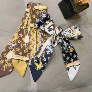 ZHUXINZHI LV长条绑包手柄丝巾绑包丝带装饰手提包上缠的飘带发带