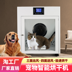 全自动智能宠物烘干箱中小型商用猫狗吹毛宠物烘干机静音猫咪家用