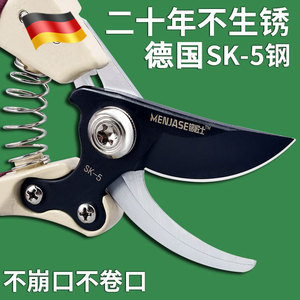 德国精工sk5果树剪树枝专用剪刀粗枝花剪修枝剪家用园艺省力修花