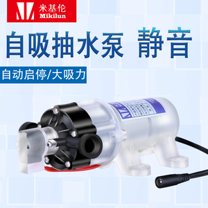 净水器自吸泵增压小型水泵家用抽水机12V电动吸水神器全自动静音