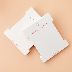 【100张】7.5*9厘米韩版UYU饰品卡片包装纸头饰发饰手工纸卡