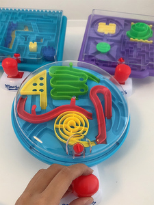 男女儿童桌面玩具弹珠迷宫走珠趣味闯关3立体迷宫球迷宫亲子游戏