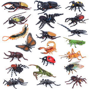 仿真昆虫模型 儿童玩具动物 蝴蝶蜜蜂蝎子蚱蜢螳螂知了蜘蛛蜥蜴