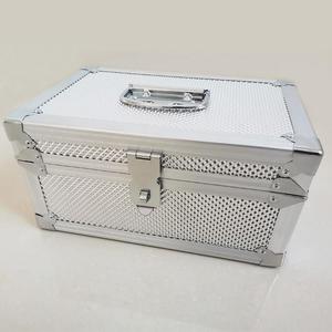 铝合金小盒子带锁盒密码收纳盒杂物储物密码箱钱箱保险盒零钱箱子