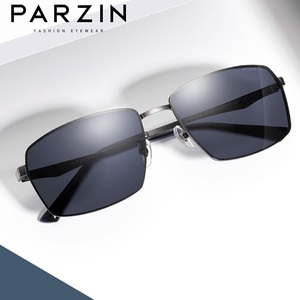 帕森PARZIN偏光太阳眼镜男士时尚金属方框司机开车驾驶镜尼龙镜片