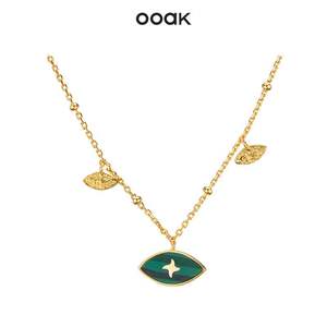 OOAK | Celestine 春季新款守护系列925银小盾牌项链女个性锁骨链