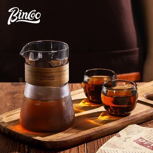 Bincoo手冲咖啡壶套装分享壶带杯高硼硅玻璃带托盘手磨咖啡机套装