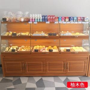 面包展示柜蛋糕糕点店烘焙边岛柜现烤商用中岛货柜子玻璃食品展柜