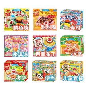 日本食玩布丁巴菲女孩diy手工芭菲蛋糕可食用儿童零食小林玩具