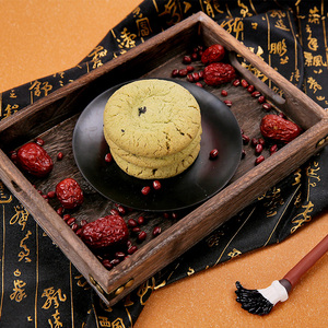 爱维尔中式糕点碧螺春味桃酥老式饼干传统零食小吃手工礼盒2盒装