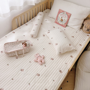纯棉床褥婴儿床垫全棉水洗棉宝宝床单褥垫绗缝垫子床盖软垫可定做