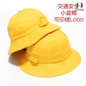 夏季日本樱桃小丸子帽子女幼稚园JK小黄帽小学生亲儿子黄色渔夫帽