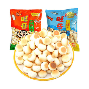 旺旺 旺仔小馒头125g 休闲零食品 饼干糕点  小孩营养膨化面包