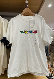 Uの99+！夏季男女情侣款卡通印花纯棉圆领短袖T恤469257