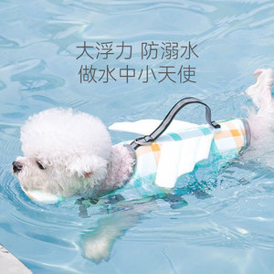 小狗狗救生衣柯基泰迪比熊法斗金毛小型犬中型大型犬宠物游泳衣服