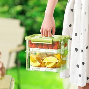 移动保鲜冰盒便携带便当带冰食品水果夏季微波炉加热饭盒保冷冰镇