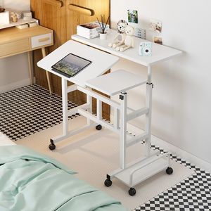 新移动电脑桌升降写字台可折叠床边办公桌卧室单人写字台宿舍小桌
