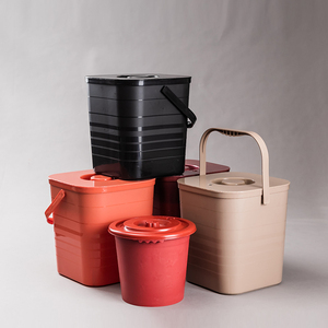 茶水桶废水桶家用泡茶台茶叶渣过滤塑料茶渣桶带盖子功夫茶具配件