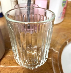 IKEA宜家代购 西勒福珊牙刷杯漱口杯洗漱玻璃杯喝水杯