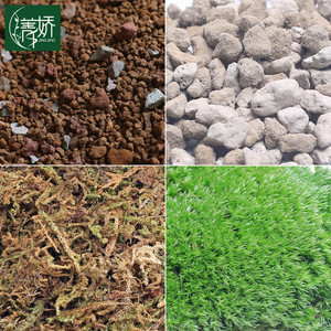 多肉肉植物绿植花卉颗粒腐殖土营养土水苔藓轻石育苗基质园艺用品