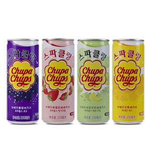 韩国饮料珍啵乐果味汽水250ml罐装现货葡萄哈密瓜芒果草莓含气果