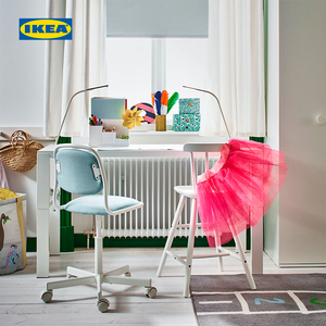 IKEA宜家PAHL佩尔可升降儿童学习桌写字桌学生家用简约书桌小户型