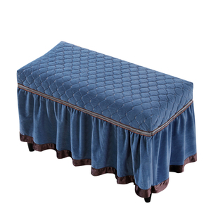 凳子套罩欧式长方形换鞋凳通用长沙发长凳床尾凳套罩方凳子保护套