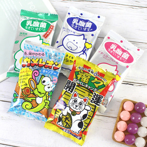 30袋日本进口吉向KIKKO八尾乳酸菌糖果草莓原味变色龙玻珠糖零食