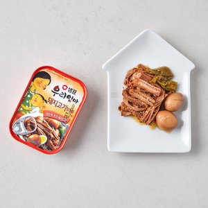 韩国直发泉牌我们妈妈猪肉鹌鹑蛋110g/盒汤汁都可以泡饭哦超香