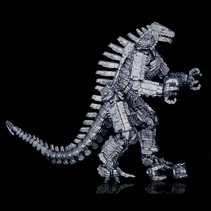新恐龙玩偶喷射模型公仔玩具可动怪兽机器机械哥斯拉大战金刚手办