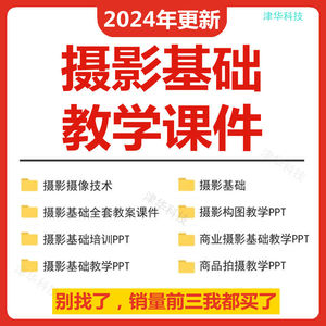 摄影技术基础PPT课件教案商业拍摄商品构图课程摄像教学培训教程