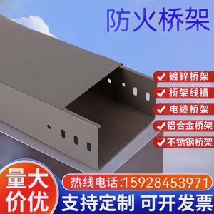 四川成都厂家直销电缆防火桥架镀锌喷塑配线槽可定制