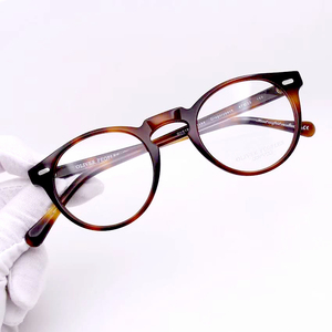 奥利弗眼镜架OV5186时尚板材眼镜框玳瑁色圆形近视镜学生可配度数