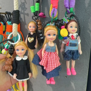 现货！韩国东大门代购 气质可爱卡通可爱娃娃手机包包挂件钥匙链