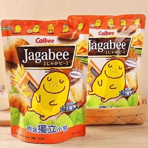 香港进口卡乐B宅卡B薯条原味袋装102g内含独立包装休闲解馋零食。