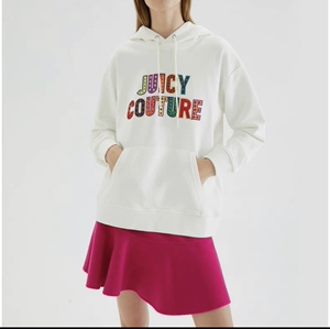 悠然家【juicy couture】商场撤柜撤柜玫红色棉羊毛鱼尾半身裙