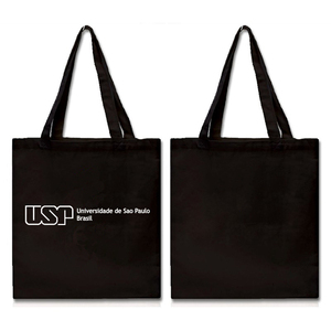 巴西圣保罗大学纪念品USP购物袋帆布包纪念环保袋女士中号拉链款