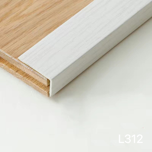 PVC直角收边条spc石塑地板专用墙角L型收口条木纹压条缝隙收边条