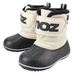 日本进口moz儿童男女靴子保暖加厚毛绒防水防滑雨雪冬季