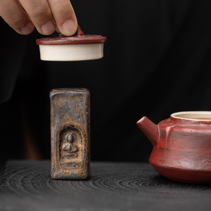 敦煌鎏金盖置紫砂壶茶盖托壶承高端茶壶盖托盖碗茶宠摆件茶器茶置