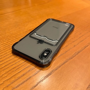 防摔带卡套适用iPhonex/XS手机壳苹果XSMAX可插卡包XR硅胶软透明