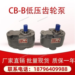 CB-B6/B10/B4/B2.5齿轮泵CB-B16/B20/B25/B32锯床6R液压润滑油泵F