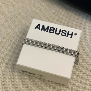 AMBUSH表带手链钛钢简约男女金属手环手镯日本小众品牌设计中性风