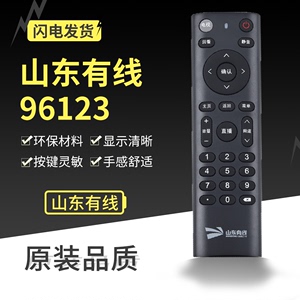 山东有线96123享TV 4K超高清智能机顶盒遥控器 DOT-A580C飞越数字