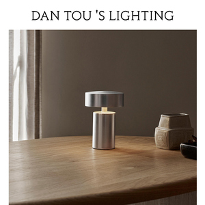 丹麦设计师款Column蘑菇床头台灯现代简约usb充电无线氛围小夜灯